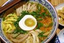 Vermicelli and chicken soup